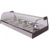 Vitrina caliente baño maría 4 bandejas gastronorm