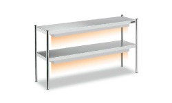 Estantes em aço inoxidável