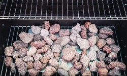 Barbacoas piedra volcánica