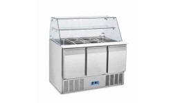 Mesa fría para trabajo y preparación